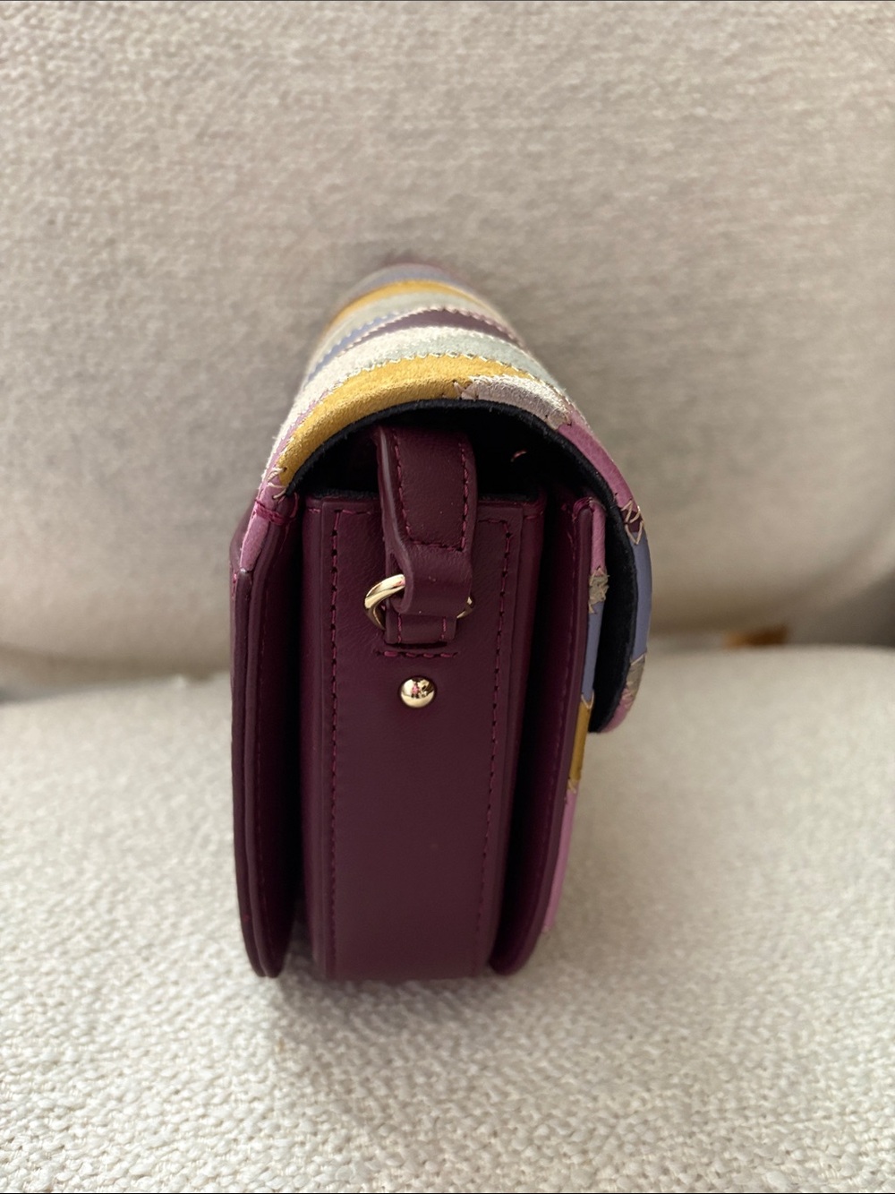 Sezane Mini Milo Patchwork Bag - Picture 2 of 14
